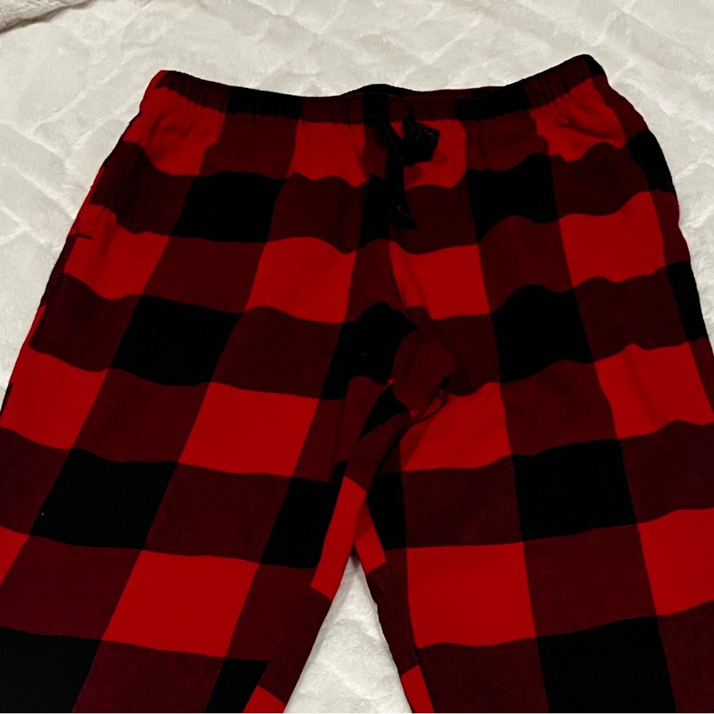 Buffalo Flannel Pajama pants - Gathers at the bottom worn  1x Size Med. Old Navy - Picture 5 of 9